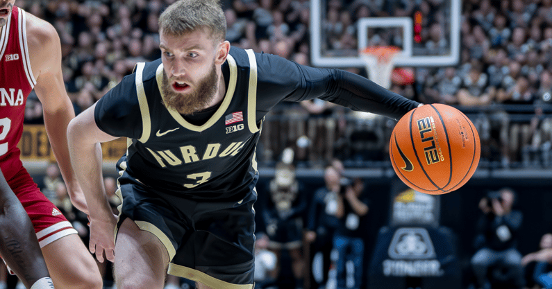 Purdue's Braden Smith had a big game at Michigan, but it wasn't enough. (Chad Krockover)